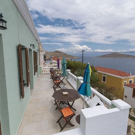 Roulas Apartments Chalki Town Exterior photo