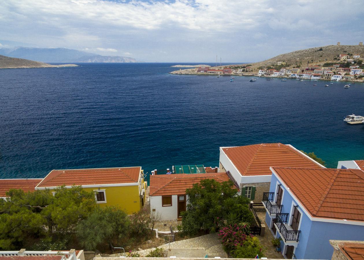 Roulas Apartments Chalki Town Exterior photo